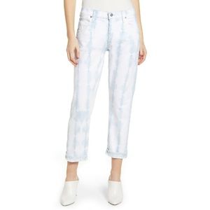 Emerson Tie Dye Slim Boyfriend Jeans $218